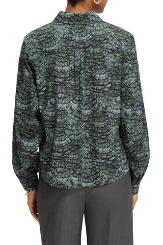 Chemisier en coton biologique - Vert