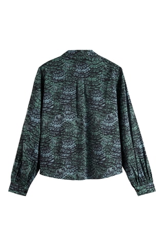 Chemisier en coton biologique - Vert