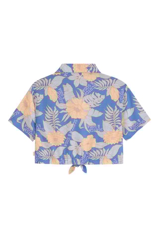 Chemisier noué - Bleu