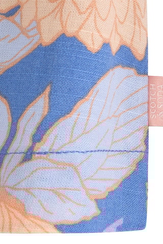 Chemisier noué - Bleu