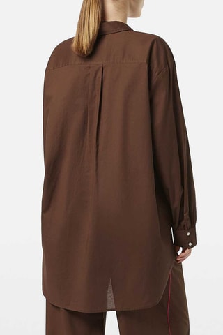 Chemisier oversize - Marron