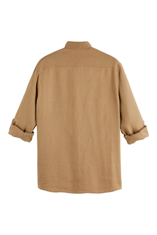 Chemise regular en lin - Beige