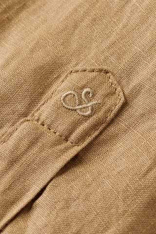 Chemise regular en lin - Beige