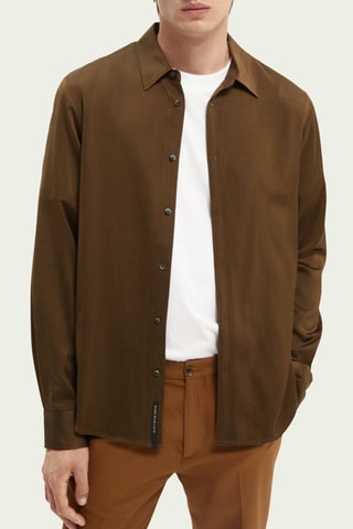 Chemise regular - Kaki