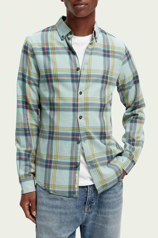 Chemise en coton biologique - Vert d’eau