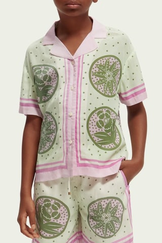 Chemise - Vert et rose
