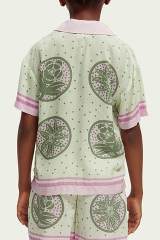 Chemise - Vert et rose