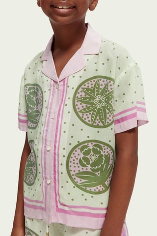 Chemise - Vert et rose