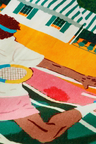 Chemise Vert et turquoise