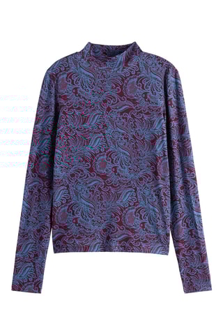 Sous-pull - Bleu et bordeaux