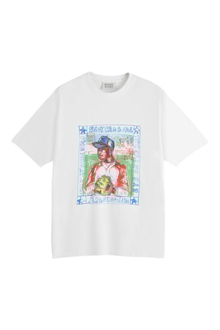 T-shirt relaxed - Blanc