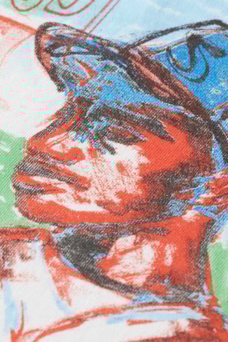 T-shirt relaxed - Blanc