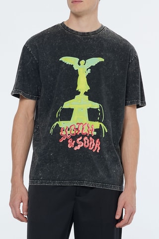 T-shirt relaxed - Noir