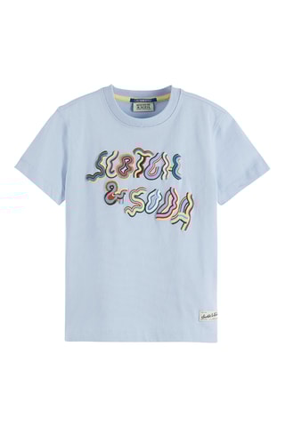 T-shirt en coton biologique - Bleu clair