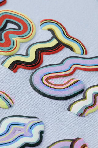 T-shirt en coton biologique - Bleu clair