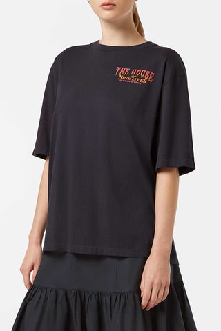 T-shirt relaxed - Noir