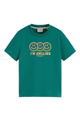 T-shirt en coton biologique - Vert foncé