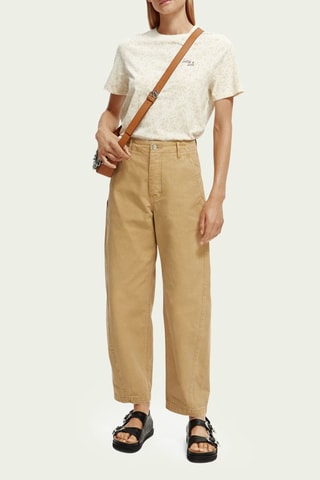 T-shirt regular en coton biologique - Blanc