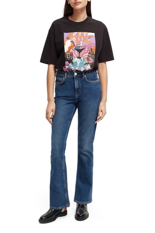 T-shirt en coton biologique Noir