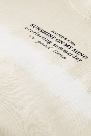 T-shirt en coton biologique - Beige