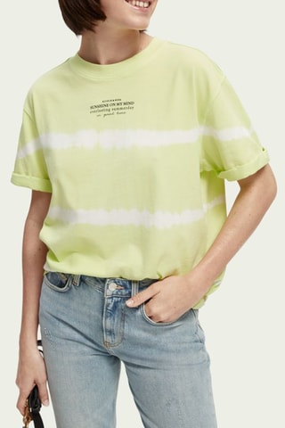 T-shirt loose en coton biologique - Vert clair