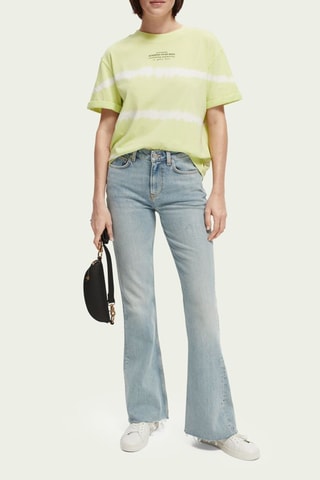 T-shirt loose en coton biologique - Vert clair