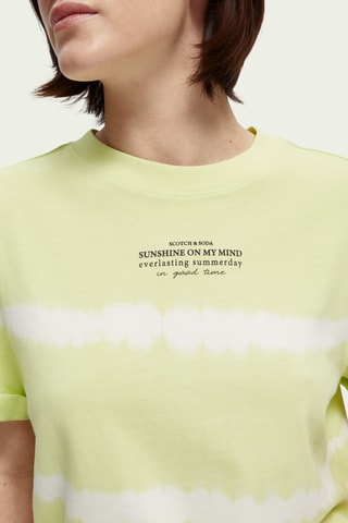 T-shirt loose en coton biologique - Vert clair