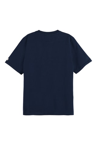 T-shirt regular en coton biologique - Bleu marine