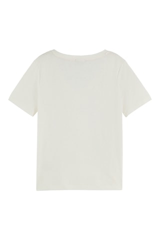 T-shirt en lin - Blanc cassé