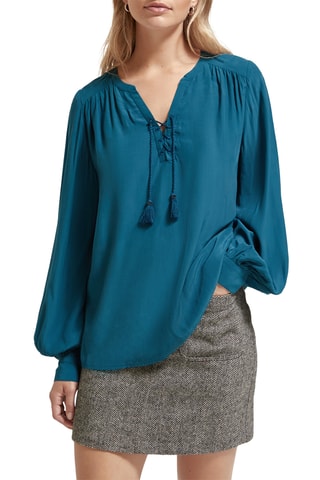 Blouse - Bleu canard