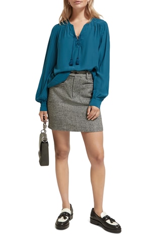 Blouse - Bleu canard