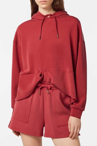 Sweat à capuche - Rouge