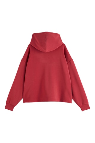 Sweat à capuche - Rouge