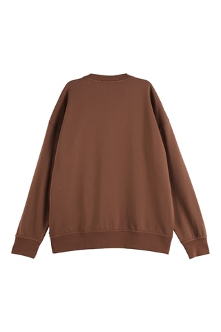 Sweat oversize - Marron