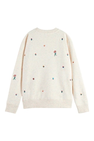 Sweat relaxed fit - Beige chiné