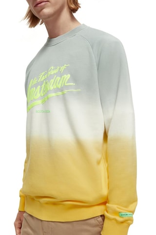 Sweat tie and dye - Gris et jaune