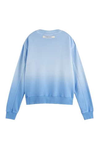 Sweat dip and dye en coton biologique - Ciel