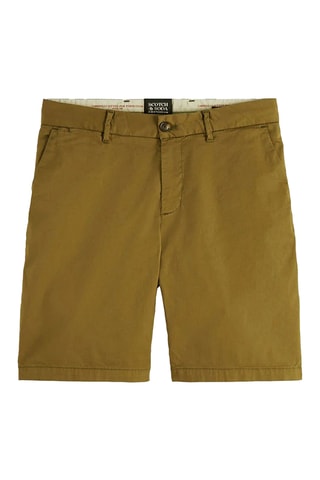 Short en coton biologique - Vert olive