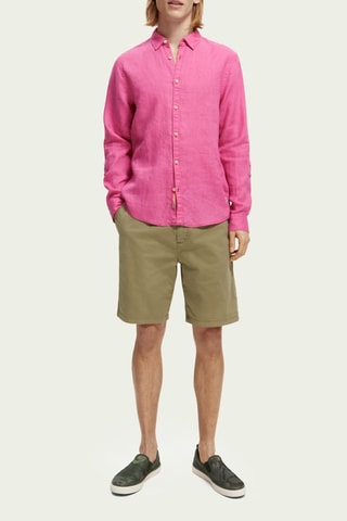 Short en coton biologique - Kaki