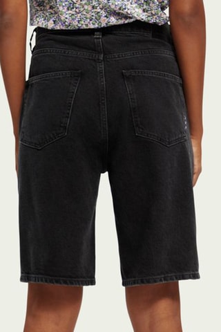 Short en jean - Noir