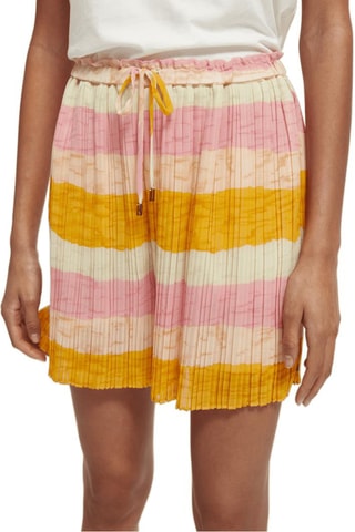 Short plissé taille haute x Abel Macias - Multicolore