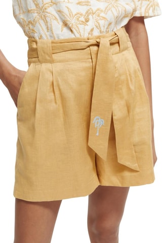 Short en lin - Beige