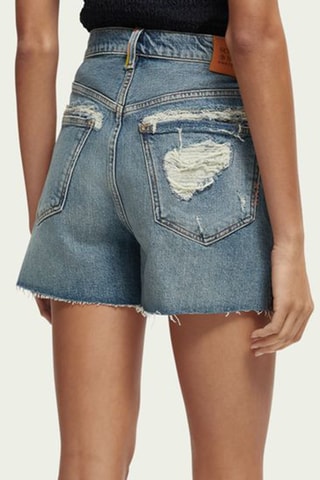 Short en jean - Bleu
