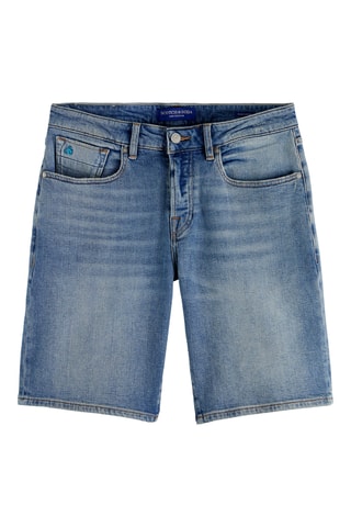 Short slim en jean - Bleu clair