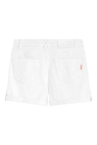 Short en jean - Blanc