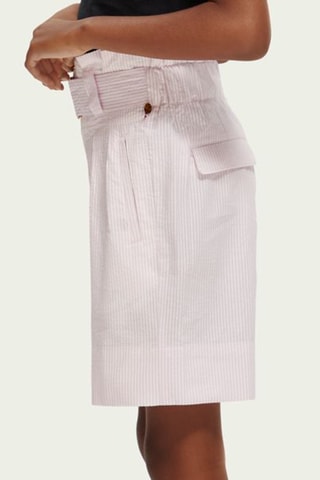 Bermuda taille haute - Ecru