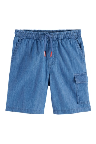 Chemise et short en jean - Jaune et bleu