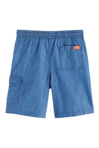 Chemise et short en jean - Jaune et bleu