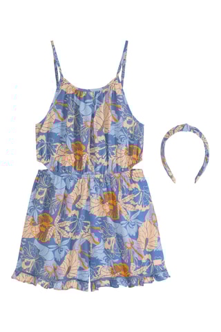 Combishort et serre-tête - Bleu clair