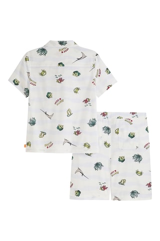 Chemise et short - Blanc